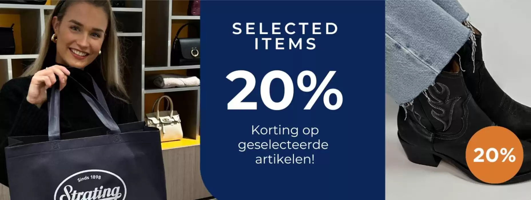 Catalogus van Strating Schoenen in Hilversum | 20% | 15-11-2024 - 30-11-2024