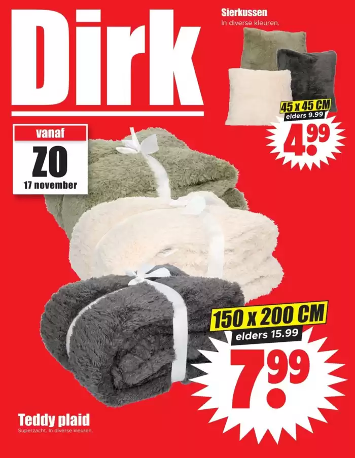 Catalogus van Dirk in Zandvoort | Folder Dirk | 17-11-2024 - 23-11-2024