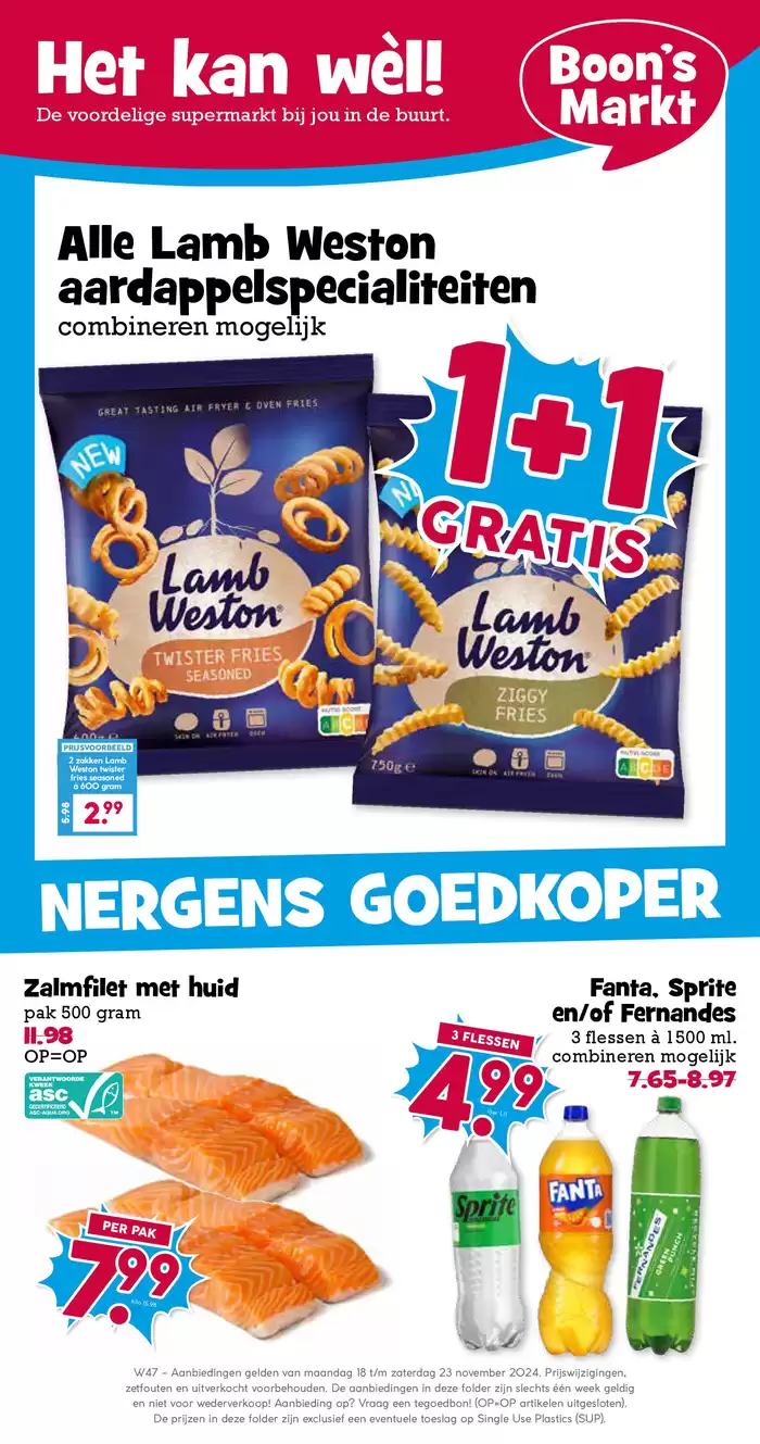 Catalogus van Boon's Markt | Actuele koopjes en aanbiedingen | 17-11-2024 - 1-12-2024