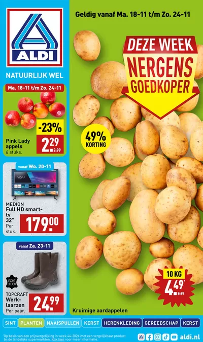 Catalogus van Aldi in Nijmegen | Folder Aldi | 19-11-2024 - 3-12-2024