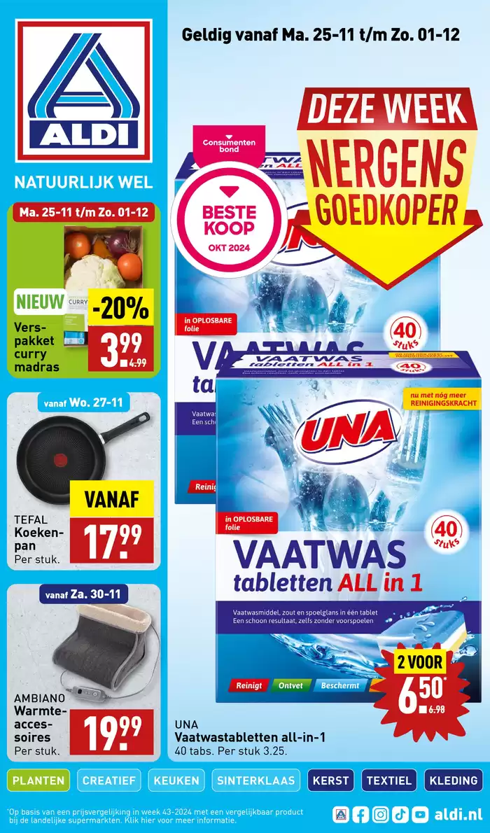 Catalogus van Aldi | Onze beste aanbiedingen voor u | 21-11-2024 - 5-12-2024