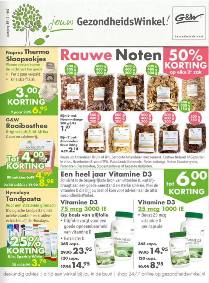 Catalogus van Gezond & Wel in Amsterdam | Rauwe Noten | 22-11-2024 - 8-12-2024