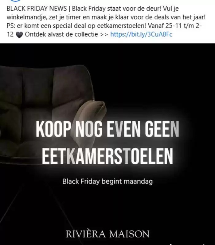 Catalogus van Rivièra Maison in Emmen | Black Friday | 22-11-2024 - 2-12-2024