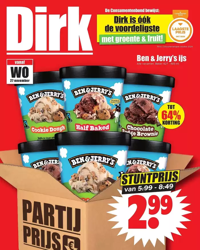 Catalogus van Dirk in Deventer | Actuele speciale acties | 27-11-2024 - 3-12-2024