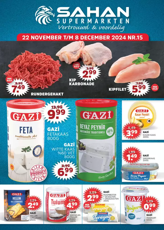 Catalogus van Sahan Supermarkten in Rotterdam | Sahan Supermarkten folder | 23-11-2024 - 7-12-2024