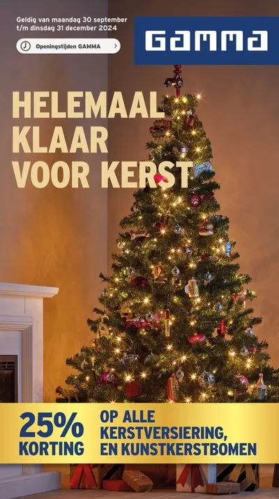 Aanbiedingen van Bouwmarkt & Tuin in Klazienaveen | Kerstspecial 2024 bij Gamma | 30-9-2024 - 31-12-2024