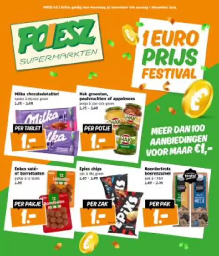 Catalogus van Poiesz in Musselkanaal | Topdeals en kortingen | 23-11-2024 - 7-12-2024