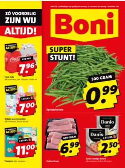 Catalogus van Boni in Hasselt | Boni Folder week 48 | 25-11-2024 - 1-12-2024