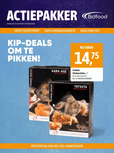 Catalogus van Bidfood in Amsterdam | Actiepakker Restauratief | 25-11-2024 - 8-12-2024