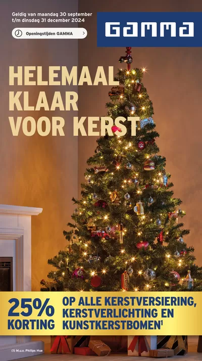 Catalogus van Gamma in Tilburg | Kerstspecial 2024 | 30-9-2024 - 31-12-2024