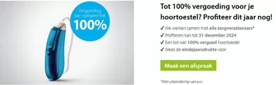 Aanbiedingen van Opticien in Oisterwijk | Tot 100% vergoeding voor je hoortoestel?  bij Schoonenberg Hoorcomfort | 27-11-2024 - 31-12-2024