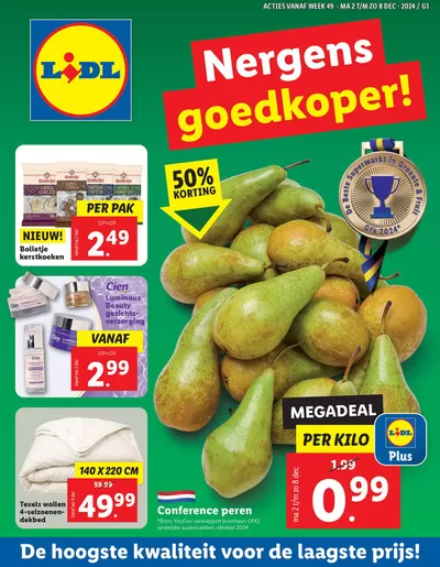 Catalogus van Lidl in Almere | Speciale aanbiedingen voor u | 28-11-2024 - 11-12-2024