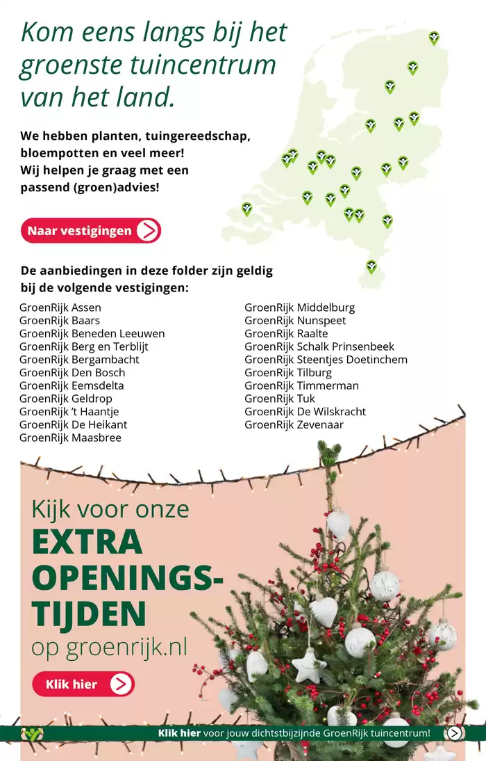 Catalogus van GroenRijk in Rotterdam | Stralende kerstdagen! | 28-11-2024 - 3-12-2024