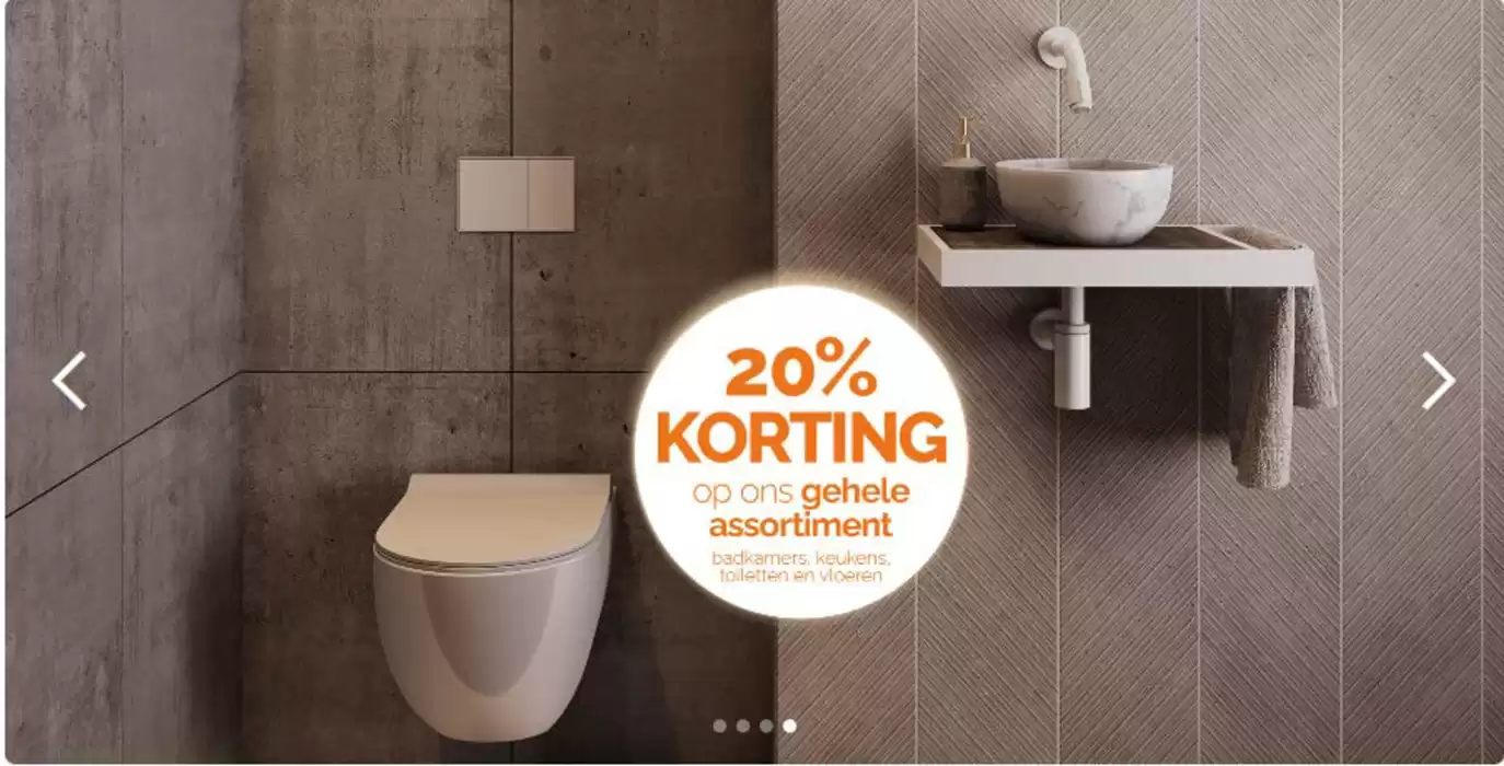 Catalogus van Mega Tegels & Badkamers in Hoorn | 20% Korting | 28-11-2024 - 12-12-2024