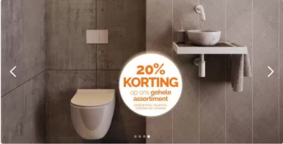 Aanbiedingen van Wonen & Meubels in Schagen | 20% Korting bij Mega Tegels & Badkamers | 28-11-2024 - 12-12-2024