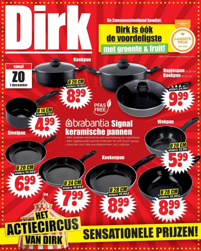 Catalogus van Dirk in Amsterdam | Actuele speciale acties | 1-12-2024 - 7-12-2024