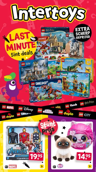 Aanbiedingen van Baby, Kind & Speelgoed in Rijssen | Intertoys Last Minute Sint deals folder 2024 bij Intertoys | 30-11-2024 - 14-12-2024