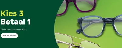 Aanbiedingen van Opticien in Oisterwijk | Kies 3 Betaal 1 bij Specsavers | 2-12-2024 - 16-12-2024