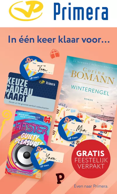 Aanbiedingen van Boeken & Muziek in Zeist | In één keer klaar voor... bij Primera | 3-12-2024 - 5-12-2024