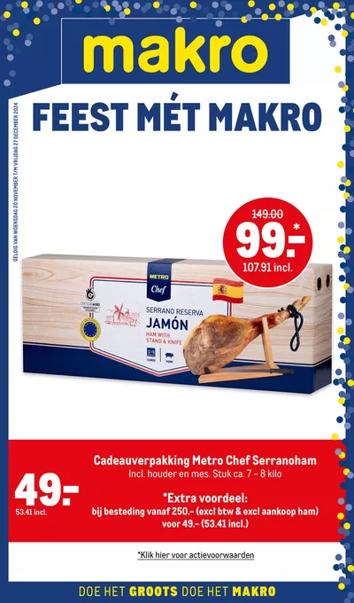 Catalogus van Makro in Duiven | Feest mét makro | 3-12-2024 - 27-12-2024