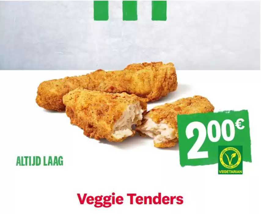 Catalogus van KFC in Hoofddorp | Veggie Tenders | 3-12-2024 - 17-12-2024