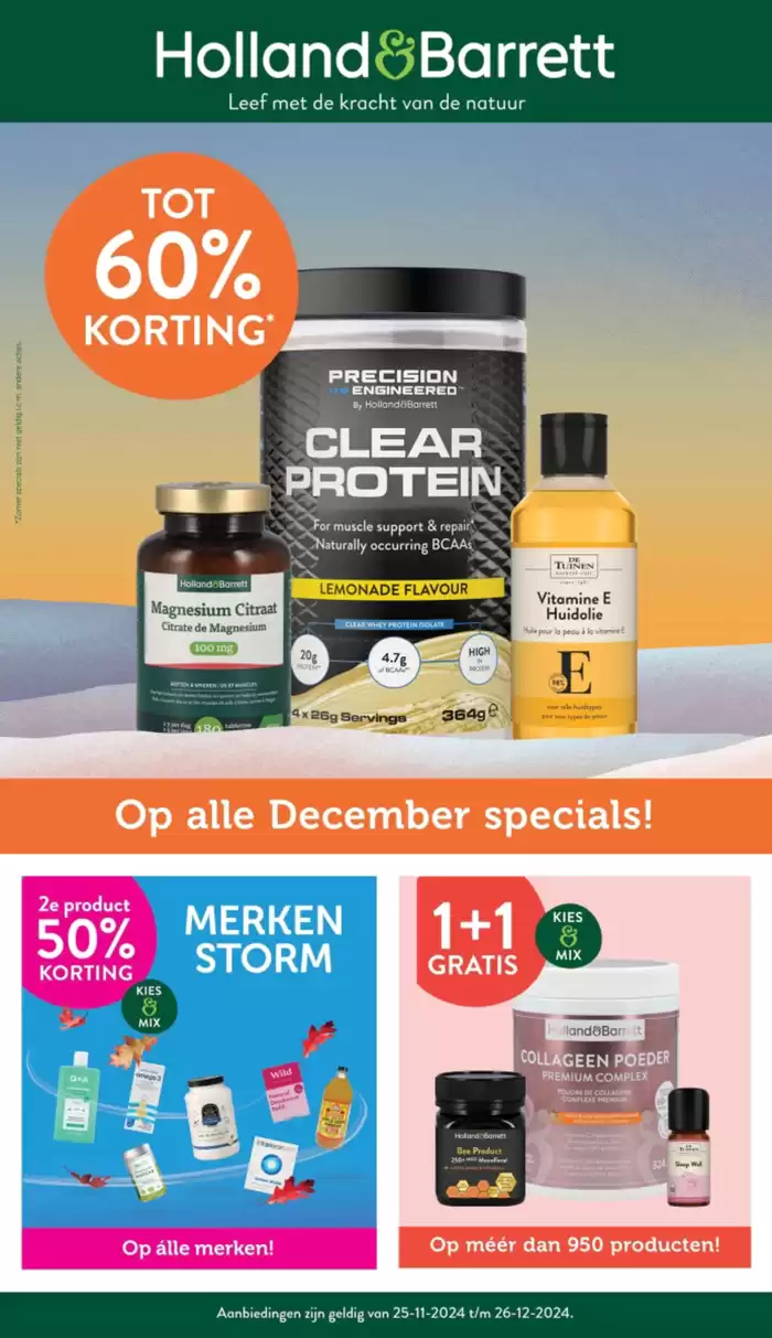 Catalogus van Holland & Barrett in Winschoten | Holland & Barrett folder | 9-12-2024 - 23-12-2024