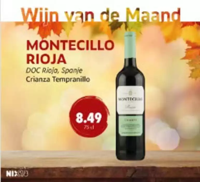 Catalogus van Úw topSlijter in Alkmaar | Montecillo Rioja | 10-12-2024 - 31-12-2024