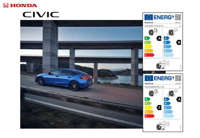 Catalogus van Honda in Zwaag | Honda Civic e:HEV — Banden informatie | 7-8-2023 - 7-8-2024