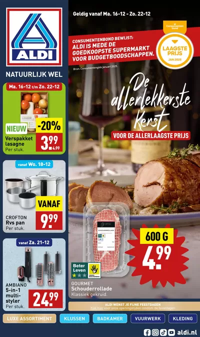 Catalogus van Aldi in Zennewijnen | Folder Aldi | 18-12-2024 - 1-1-2025