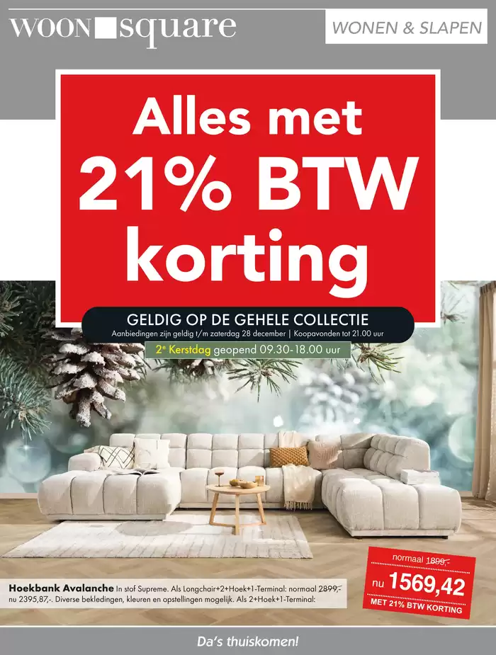 Catalogus van Woonsquare in Breda | Woonsquare folder | 22-12-2024 - 5-1-2025