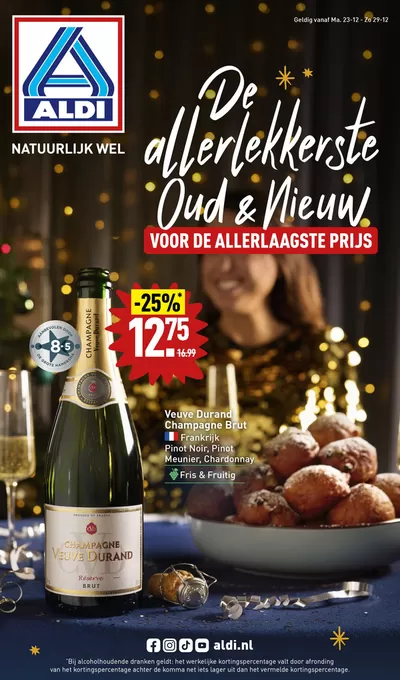 Aanbiedingen van Supermarkt in Serooskerke | Exclusieve deals en koopjes bij Aldi | 23-12-2024 - 6-1-2025