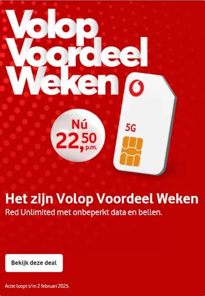 Aanbiedingen van Computers & Elektronica in Amsterdam | Het zijn Volop Voordeel Weken bij Vodafone | 8-1-2025 - 2-2-2025