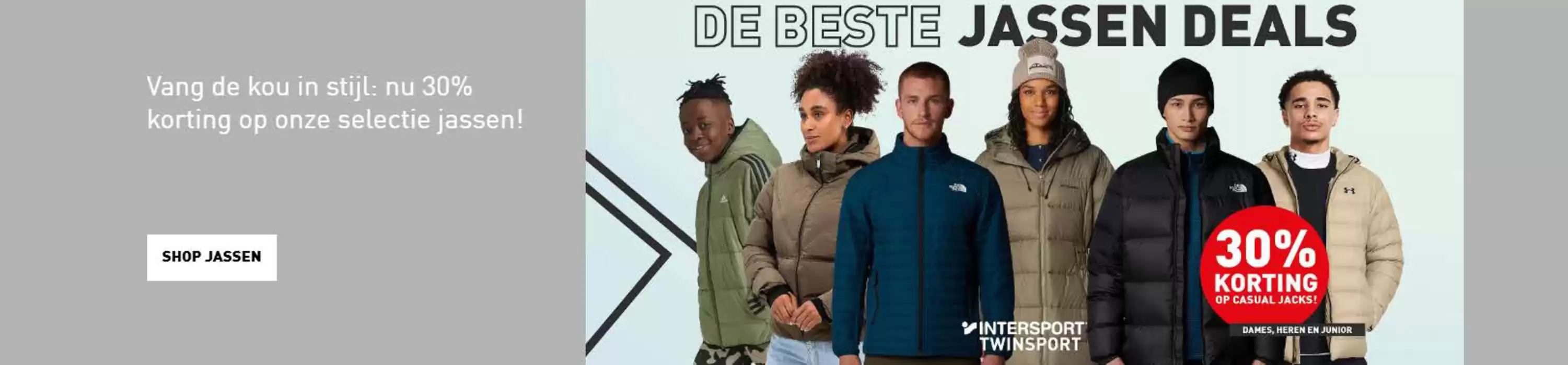 Catalogus van Intersport Twinsport in Den Haag | 30% korting op casual jacks! | 15-1-2025 - 29-1-2025