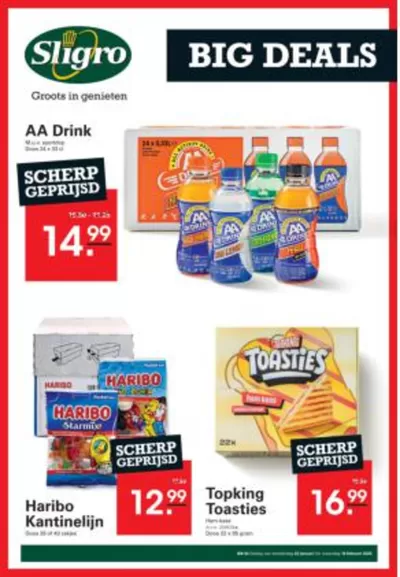 Catalogus van Sligro in Doetinchem | Onze beste koopjes | 23-1-2025 - 10-2-2025