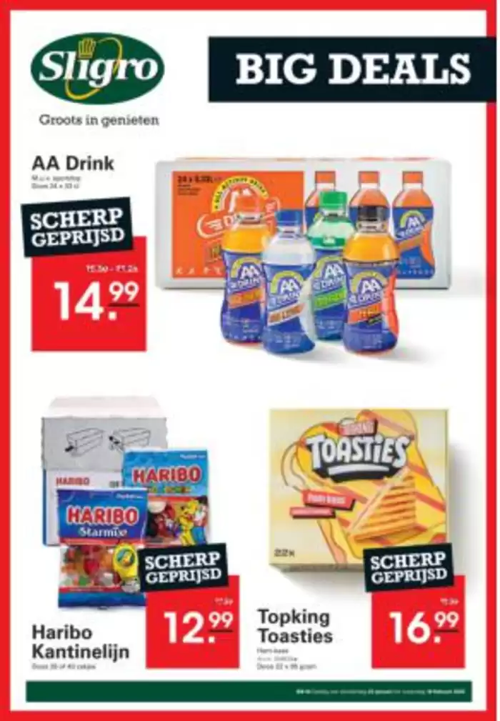 Catalogus van Sligro in Doetinchem | Topdeals voor alle klanten | 23-1-2025 - 10-2-2025