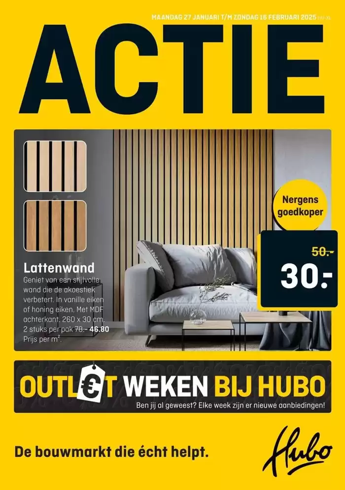 Catalogus van Hubo in Papendrecht | Hubo folder | 26-1-2025 - 9-2-2025