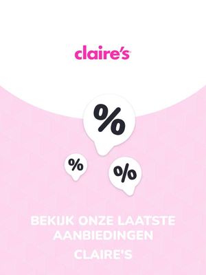 Catalogus van Claire's in Enschede | Aanbiedingen Claire's | 24-10-2023 - 24-10-2024