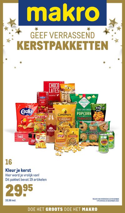Catalogus van Makro in Leeuwarden | Kerstpakketten | 22-11-2023 - 24-12-2023