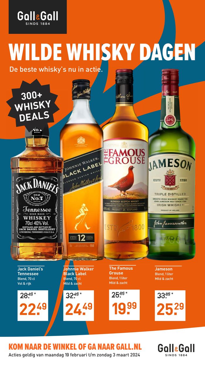 Catalogus van Gall & Gall in Purmerend | Wilde Whisky Dagen | 19-2-2024 - 3-3-2024
