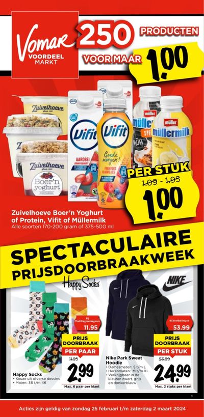 Catalogus van Vomar in Beverwijk | Spectaculaire Prijsdoorbraak Week | 26-2-2024 - 2-3-2024
