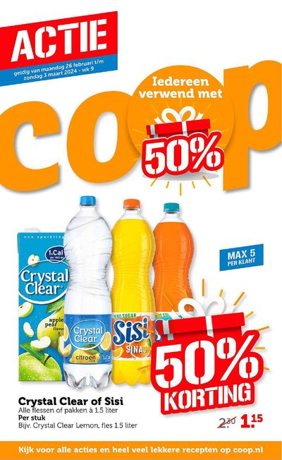 Aanbiedingen van Supermarkt in Den Haag | Coop Actie ! bij Coop | 26-2-2024 - 3-3-2024