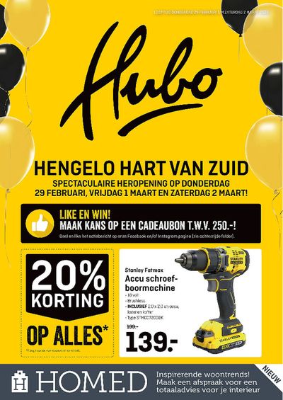 Catalogus van Hubo in Zutphen | Hubo folder ! | 29-2-2024 - 2-3-2024