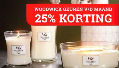 Aanbiedingen van Bouwmarkt & Tuin | 25% korting op WoodWick geuren van de maand bij Tuincentrum Osdorp | 1-3-2024 - 31-3-2024