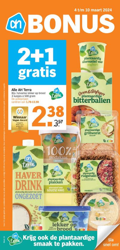 Aanbiedingen van Supermarkt | Albert Heijn folder bij Albert Heijn | 2-3-2024 - 16-3-2024