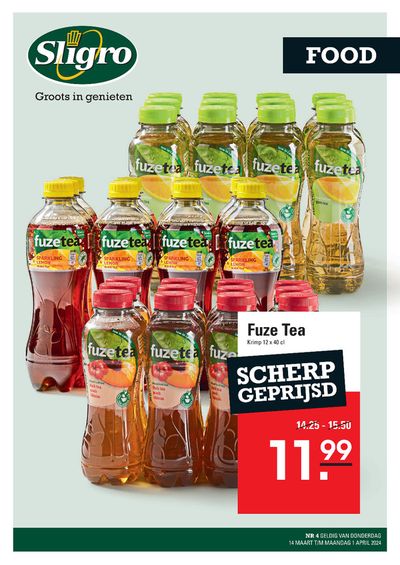 Aanbiedingen van Supermarkt in Tilburg | Sligro folder bij Sligro | 14-3-2024 - 1-4-2024