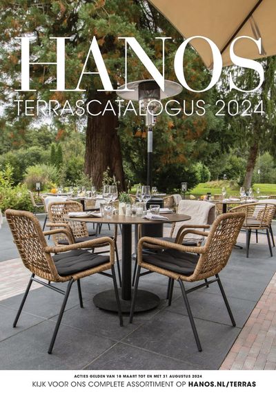Catalogus van HANOS in Haarlem | Terrascatalogus 2024 | 18-3-2024 - 31-8-2024