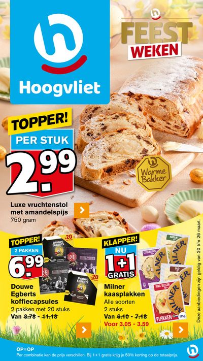 Catalogus van Hoogvliet in Aalsmeer | Hoogvliet Feestweken magazine 2024 | 18-3-2024 - 1-4-2024