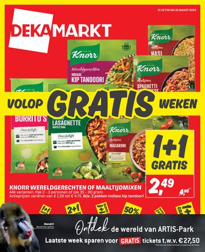 Aanbiedingen van Supermarkt in Zaandam | Dekamarkt Folder bij Dekamarkt | 19-3-2024 - 2-4-2024