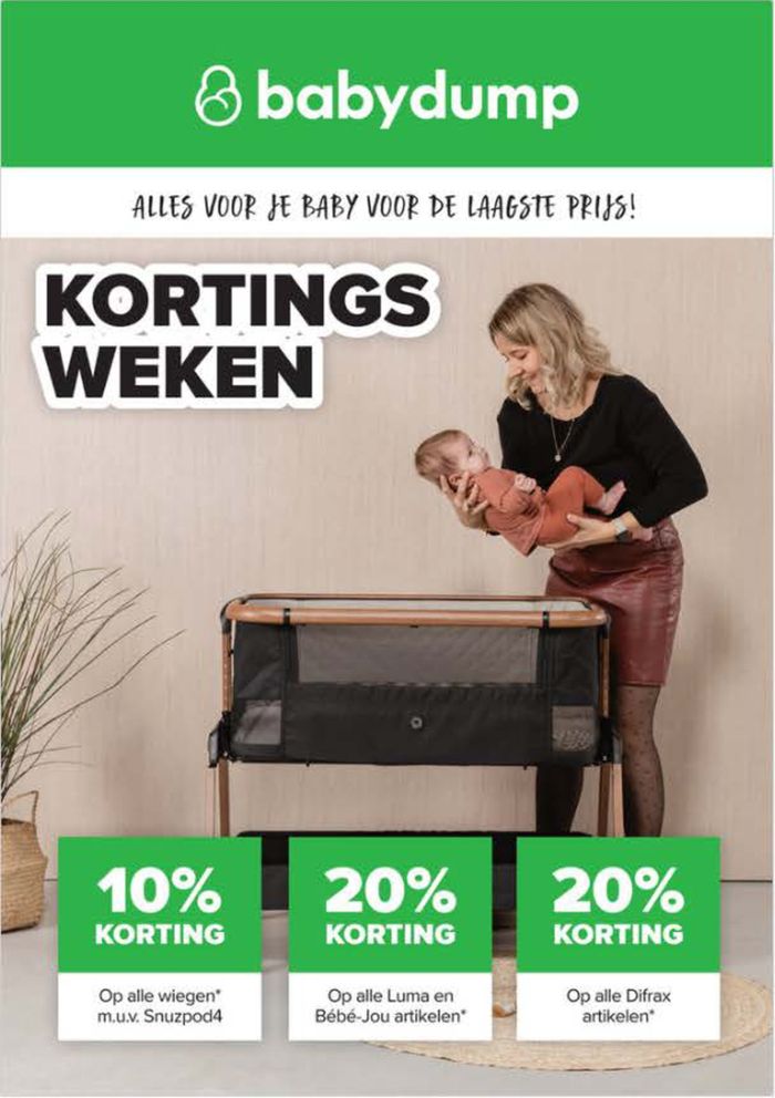 Catalogus van Baby-Dump in Almere | Baby-Dump folder! | 19-3-2024 - 13-4-2024