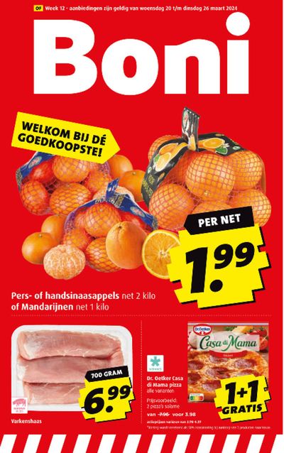 Aanbiedingen van Supermarkt in Raalte | Folder week 12 bij Boni | 20-3-2024 - 3-4-2024